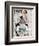 "Tattoo Artist" Saturday Evening Post Cover, March 4,1944-Norman Rockwell-Framed Giclee Print