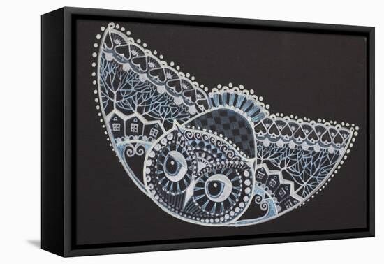 Tattoo Owl-Oxana Zaika-Framed Premier Image Canvas