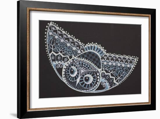 Tattoo Owl-Oxana Zaika-Framed Giclee Print