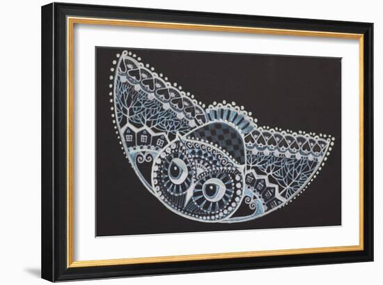 Tattoo Owl-Oxana Zaika-Framed Giclee Print