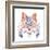 Tattoo, Portrait of A Wild Fox-Vensk-Framed Art Print