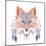 Tattoo, Portrait of A Wild Fox-Vensk-Mounted Art Print