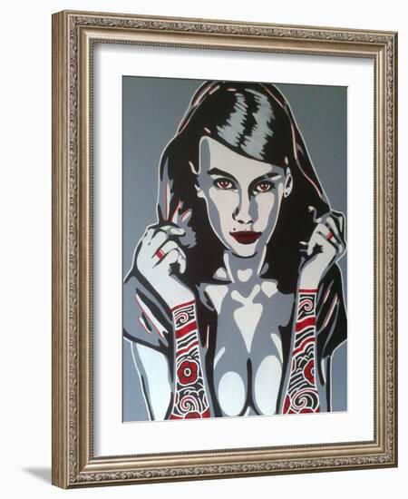 Tattoo Sleeves-Abstract Graffiti-Framed Giclee Print