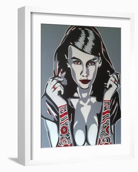 Tattoo Sleeves-Abstract Graffiti-Framed Giclee Print