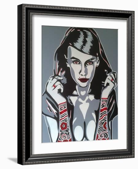 Tattoo Sleeves-Abstract Graffiti-Framed Giclee Print