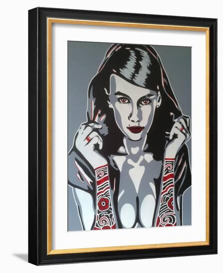 Tattoo Sleeves-Abstract Graffiti-Framed Giclee Print