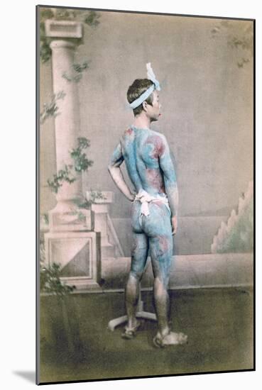 Tattooed Japanese Groom (Bett), Japan, 1882-Felice Beato-Mounted Giclee Print