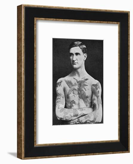 Tattooed Masterpiece by Mr. Sutherland Macdonald of Jermyn St-null-Framed Photographic Print