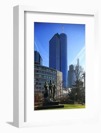 Taunusanlage and Financial District, Frankfurt am Main, Hesse, Germany, Europe-Hans-Peter Merten-Framed Photographic Print