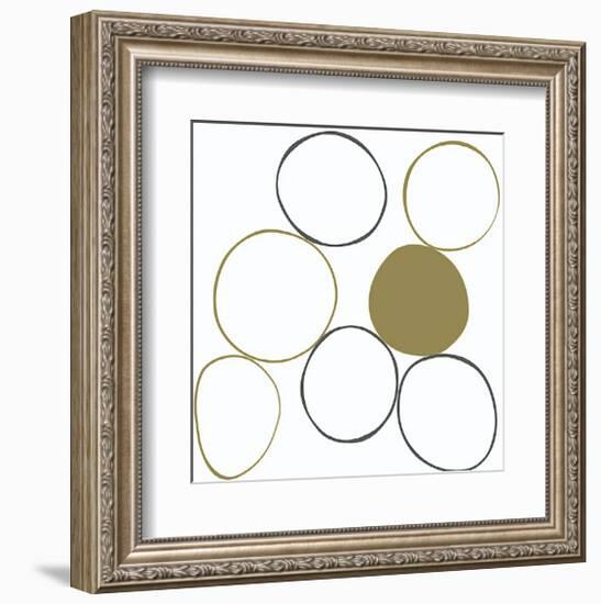 Taupe III-Denise Duplock-Framed Giclee Print