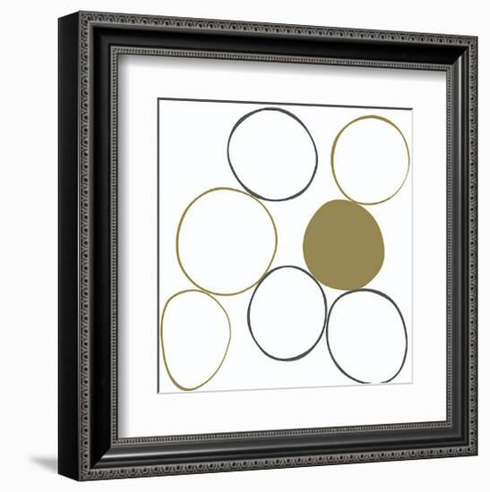 Taupe III-Denise Duplock-Framed Giclee Print