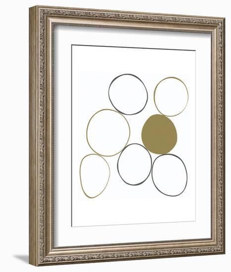 Taupe III-Denise Duplock-Framed Art Print