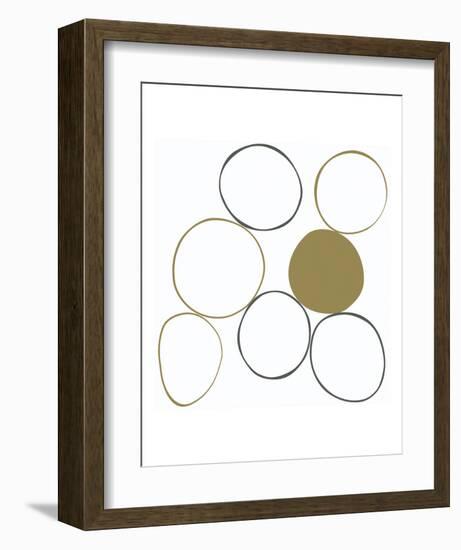 Taupe III-Denise Duplock-Framed Art Print