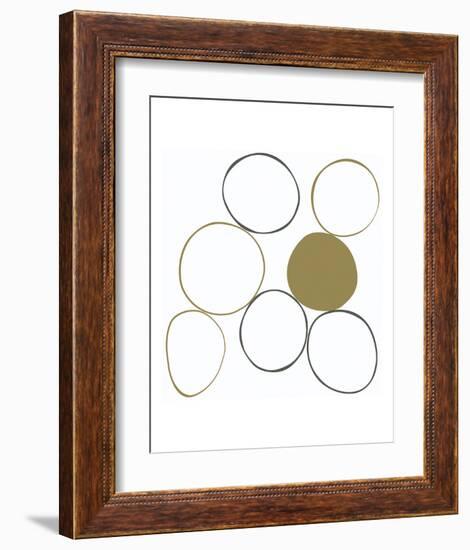 Taupe III-Denise Duplock-Framed Art Print