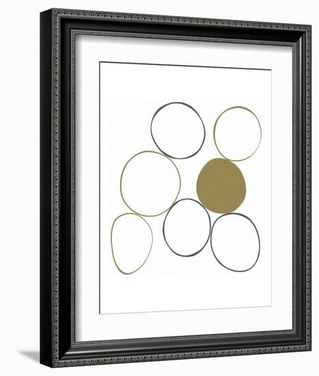 Taupe III-Denise Duplock-Framed Art Print