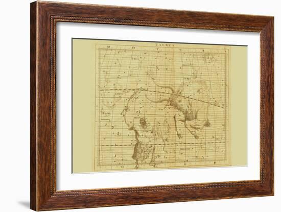 Taurus and Orion-Sir John Flamsteed-Framed Art Print