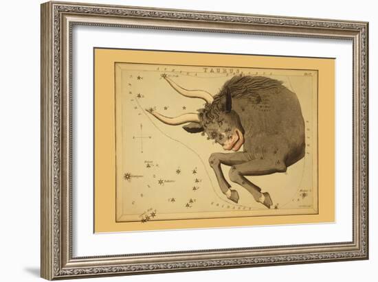 Taurus the Bull-Aspin Jehosaphat-Framed Art Print