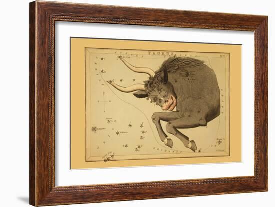 Taurus the Bull-Aspin Jehosaphat-Framed Art Print