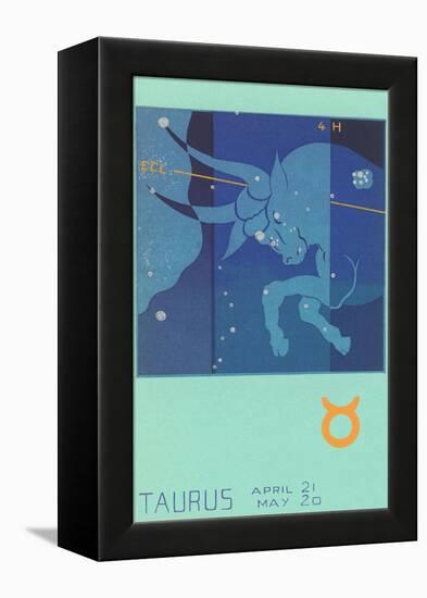 Taurus, the Bull-null-Framed Stretched Canvas