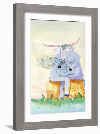 Taurus-Jennifer Zsolt-Framed Giclee Print