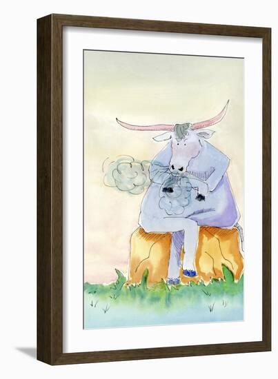 Taurus-Jennifer Zsolt-Framed Giclee Print