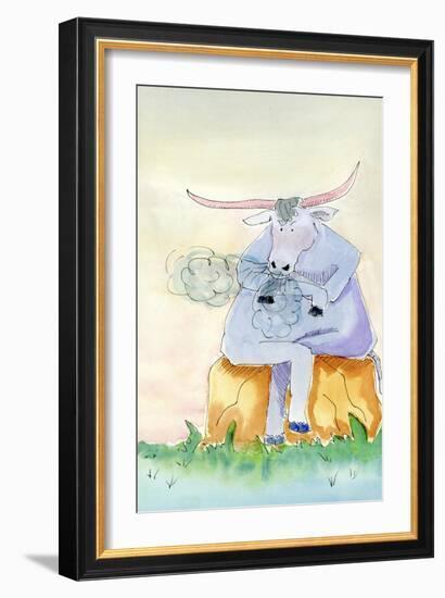 Taurus-Jennifer Zsolt-Framed Giclee Print