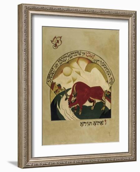 Taurus-El Lissitzky-Framed Giclee Print