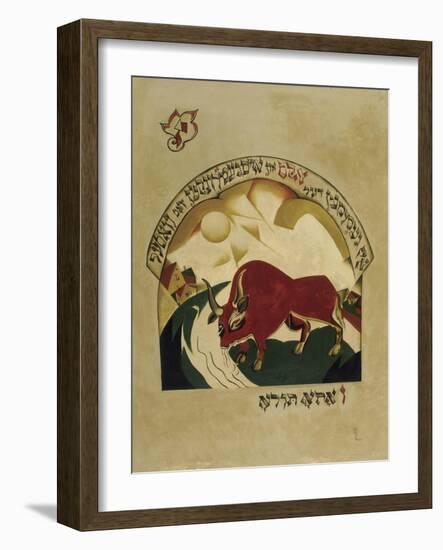 Taurus-El Lissitzky-Framed Giclee Print