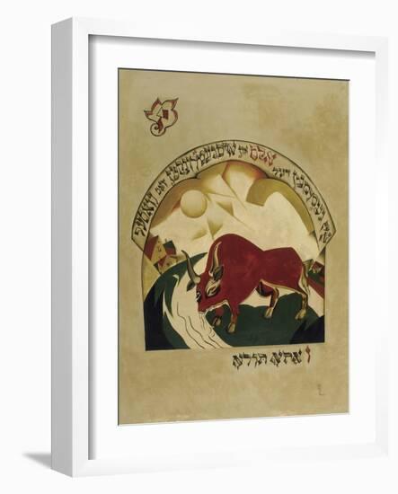 Taurus-El Lissitzky-Framed Giclee Print