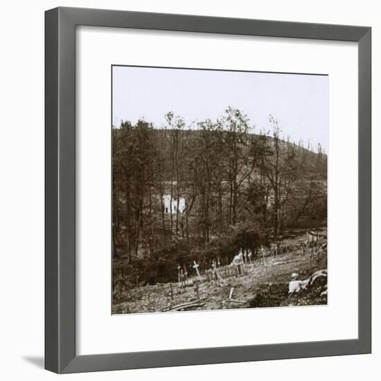 Tavannes Fort, Verdun, northern France, c1914-c1918-Unknown-Framed Photographic Print