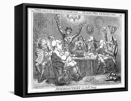 Tavern, 1801-James Gillray-Framed Premier Image Canvas