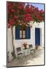 Tavern in Lefkes, Paros Island, Cyclades, Greece-Katja Kreder-Mounted Photographic Print