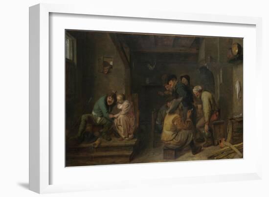 Tavern Scene, C. 1635-Adriaen Brouwer-Framed Giclee Print