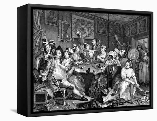 Tavern Scene from the Rake's Progress, 1735-William Hogarth-Framed Premier Image Canvas