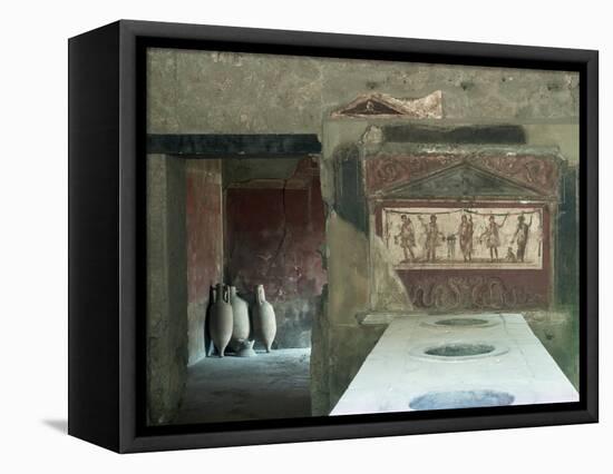 Taverna Near the Theatre, Pompeii, Unesco World Heritage Site, Campania, Italy-Christina Gascoigne-Framed Premier Image Canvas