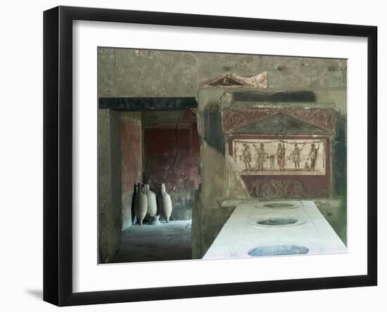 Taverna Near the Theatre, Pompeii, Unesco World Heritage Site, Campania, Italy-Christina Gascoigne-Framed Photographic Print