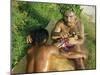 Tavita Manea, Tattooer, Moorea, Society Islands, French Polynesia, South Pacific Islands, Pacific-Sylvain Grandadam-Mounted Photographic Print