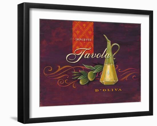 Tavola D'Oliva-Angela Staehling-Framed Art Print