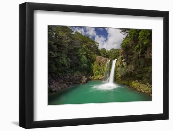 Tawhai Falls, Tongariro National Park, Manawatu-Manganui, North Island, New Zealand-Rainer Mirau-Framed Photographic Print
