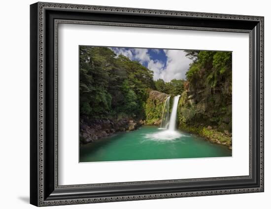 Tawhai Falls, Tongariro National Park, Manawatu-Manganui, North Island, New Zealand-Rainer Mirau-Framed Photographic Print