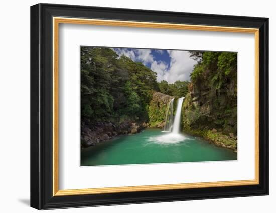 Tawhai Falls, Tongariro National Park, Manawatu-Manganui, North Island, New Zealand-Rainer Mirau-Framed Photographic Print