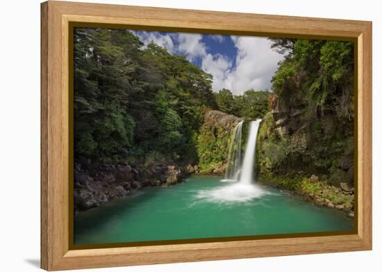 Tawhai Falls, Tongariro National Park, Manawatu-Manganui, North Island, New Zealand-Rainer Mirau-Framed Premier Image Canvas