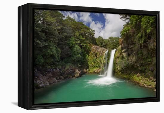 Tawhai Falls, Tongariro National Park, Manawatu-Manganui, North Island, New Zealand-Rainer Mirau-Framed Premier Image Canvas