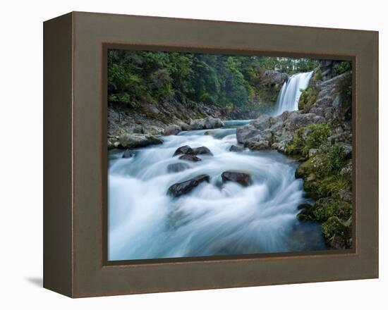 Tawhai Falls, Tongariro National Park, UNESCO World Heritage Site, North Island, New Zealand, Pacif-Ben Pipe-Framed Premier Image Canvas