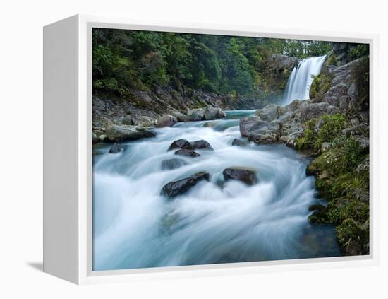 Tawhai Falls, Tongariro National Park, UNESCO World Heritage Site, North Island, New Zealand, Pacif-Ben Pipe-Framed Premier Image Canvas