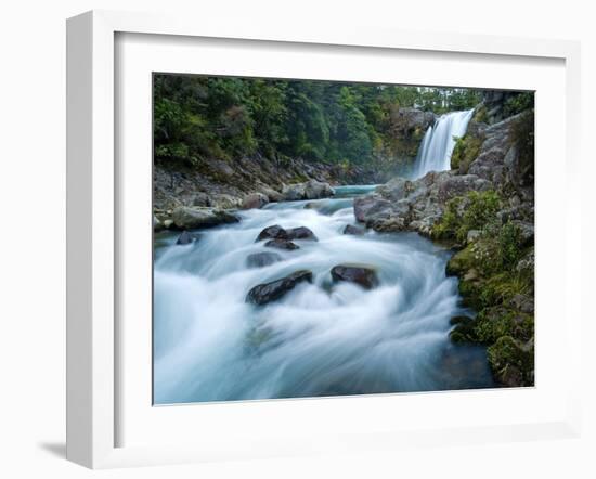 Tawhai Falls, Tongariro National Park, UNESCO World Heritage Site, North Island, New Zealand, Pacif-Ben Pipe-Framed Photographic Print