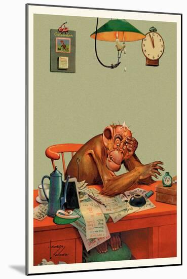 Tax Time-Lawson Wood-Mounted Art Print