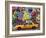 Taxi and mural painting in Soho, NYC-Michel Setboun-Framed Giclee Print