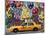 Taxi and mural painting in Soho, NYC-Michel Setboun-Mounted Giclee Print