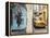 Taxi and Street Scene, Kolkata (Calcutta), West Bengal, India-Peter Adams-Framed Premier Image Canvas